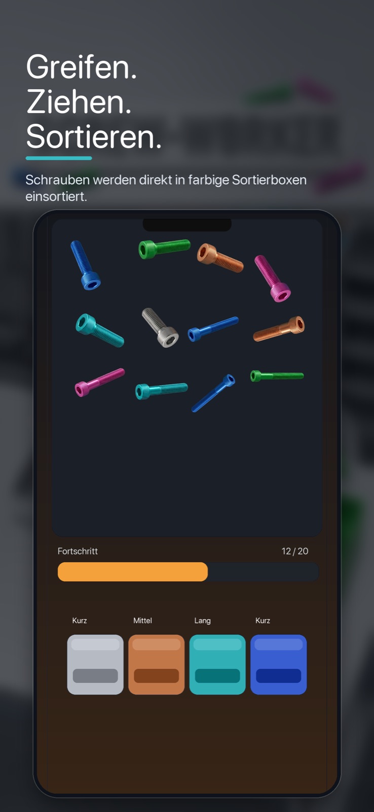 Screw Worker Sortierlevel